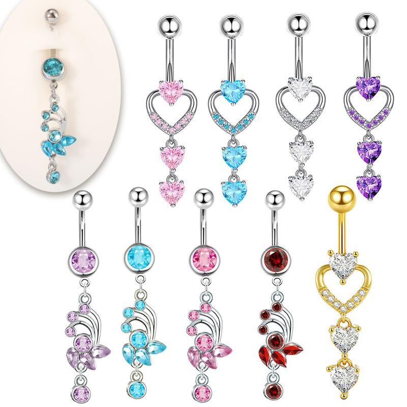 Body Jewelry Tunnels - Piercing de Umbigo em Aço Inoxidável