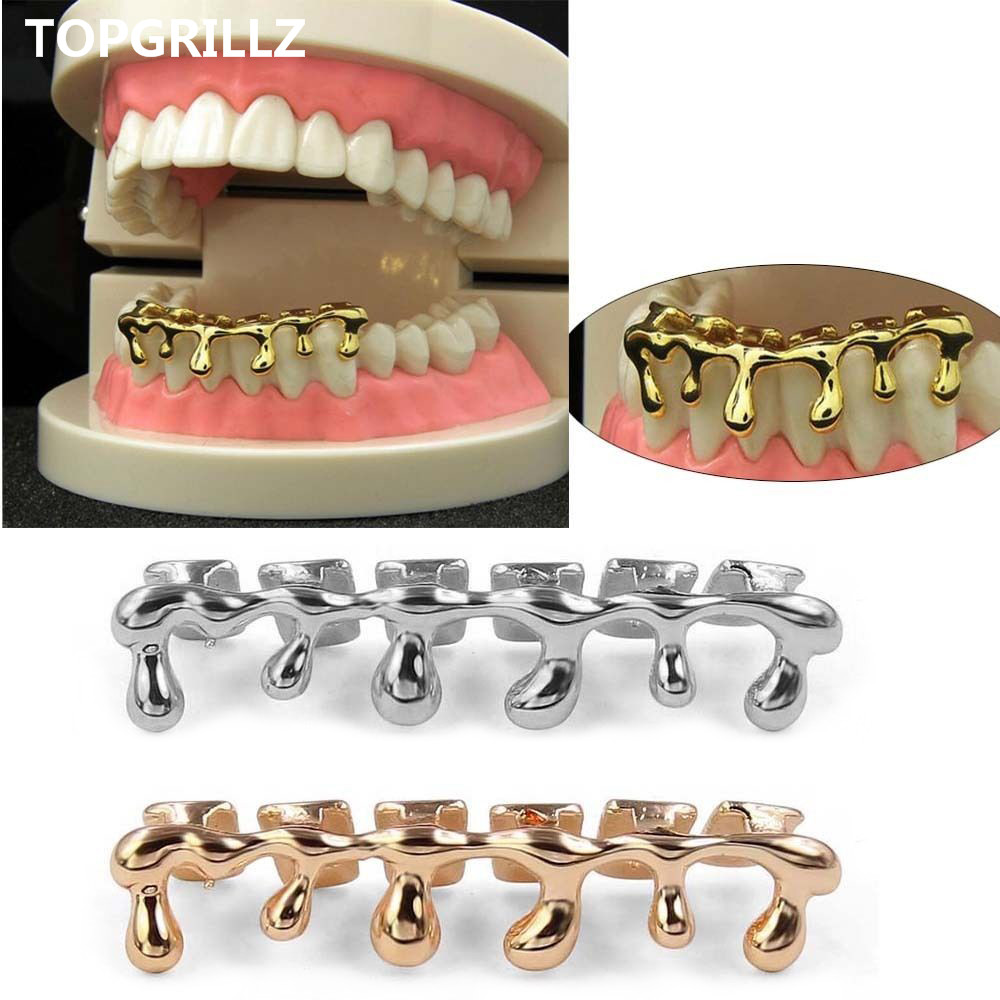 Body Jewelry Gold Plated - Topgrelha com grelhas, em cores prateadas,