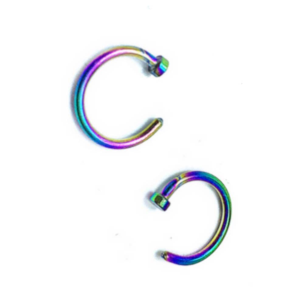 Body Jewelry Hoops - Brincos de Septo Fino em Forma