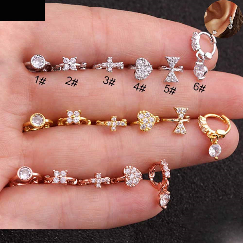 Body Jewelry Trend - 2 peças tendência all-match aço inoxidável