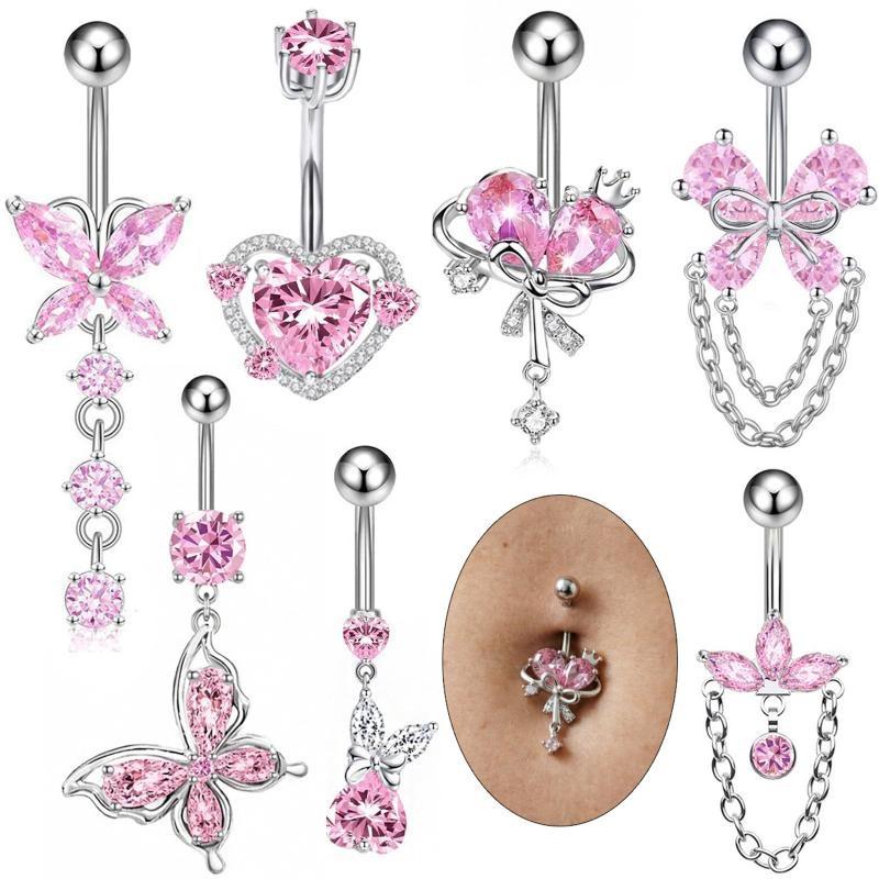 Body Jewelry Tunnels - Piercing de Umbigo Feminino em Aço
