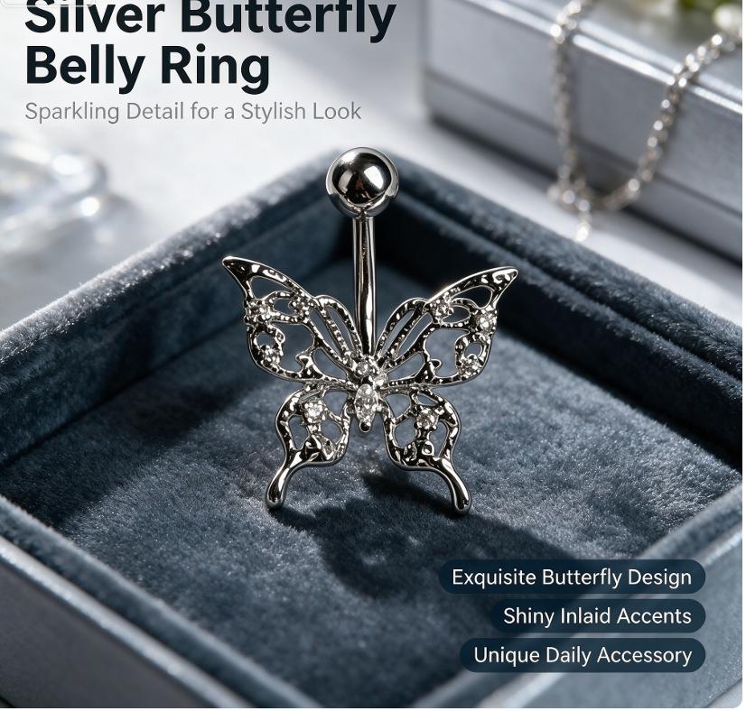 Body Jewelry Tunnels - Anel de Umbigo em Aço Inoxidável