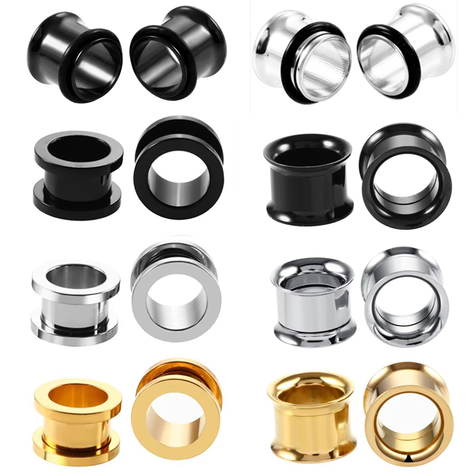 Body Jewelry Tunnels - 1 par de tampões de ouvido