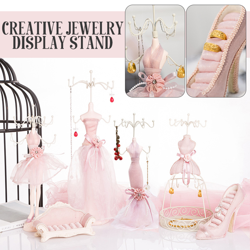 Body Jewelry Holder - Chic vestido manequim expositor rack de