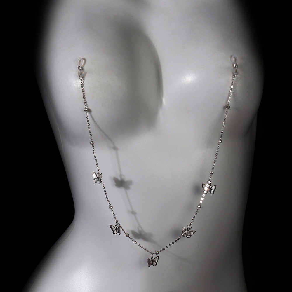 Body Jewelry Retainers - Corrente de Peito Sexy de Metal