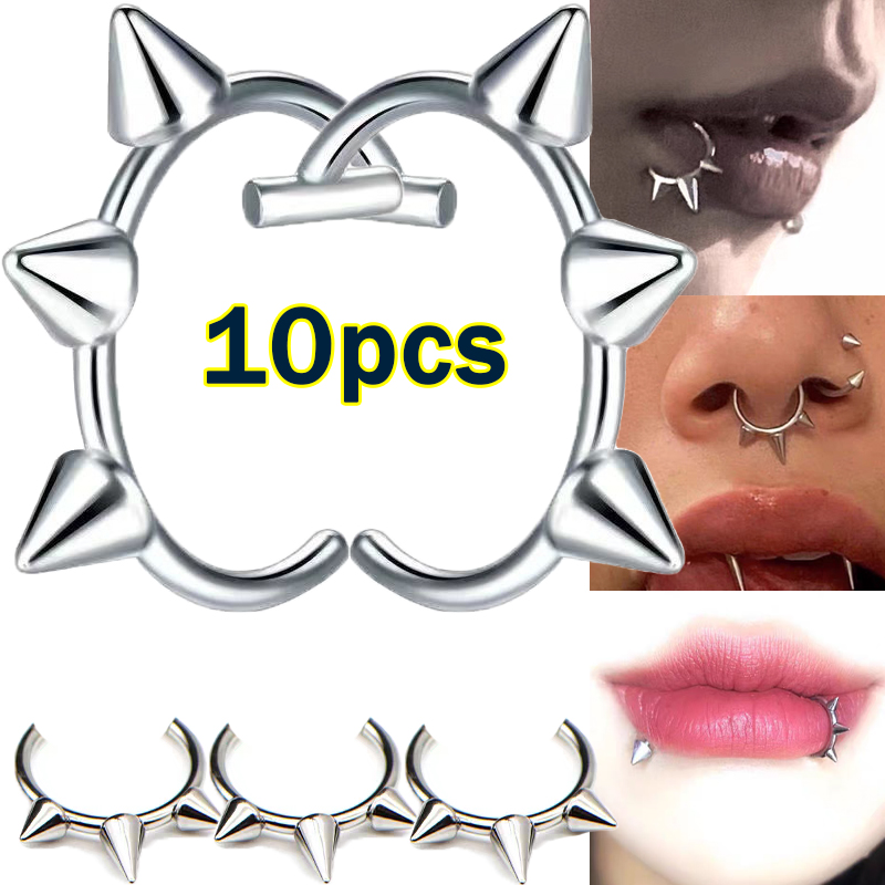Body Jewelry Hoops - Aço Inoxidável C Em Forma Fake