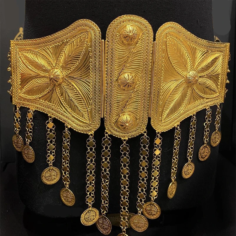 Body Jewelry Gold Plated - Kurdish luxo jóias de casamento banhado