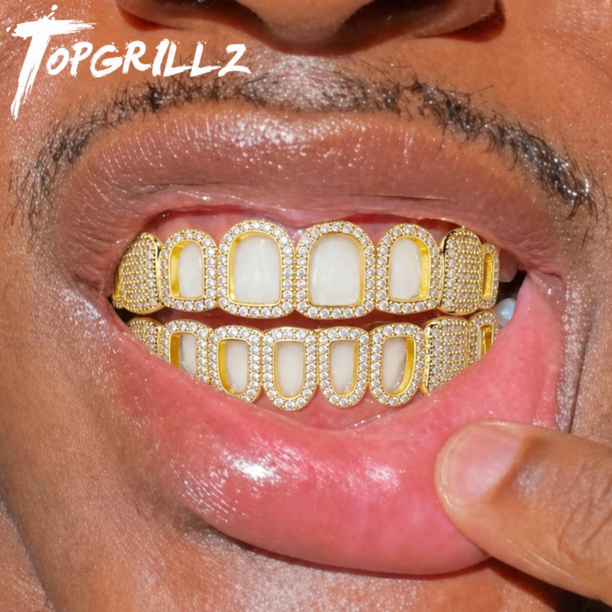 TOPGRILLZ Conjunto de Grillz O - Body Jewelry Gold Plated avaliação e preço