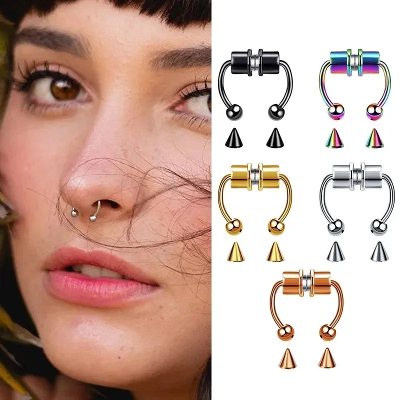 Anéis de nariz magnéticos fals - Body Jewelry Hoops avaliação e preço