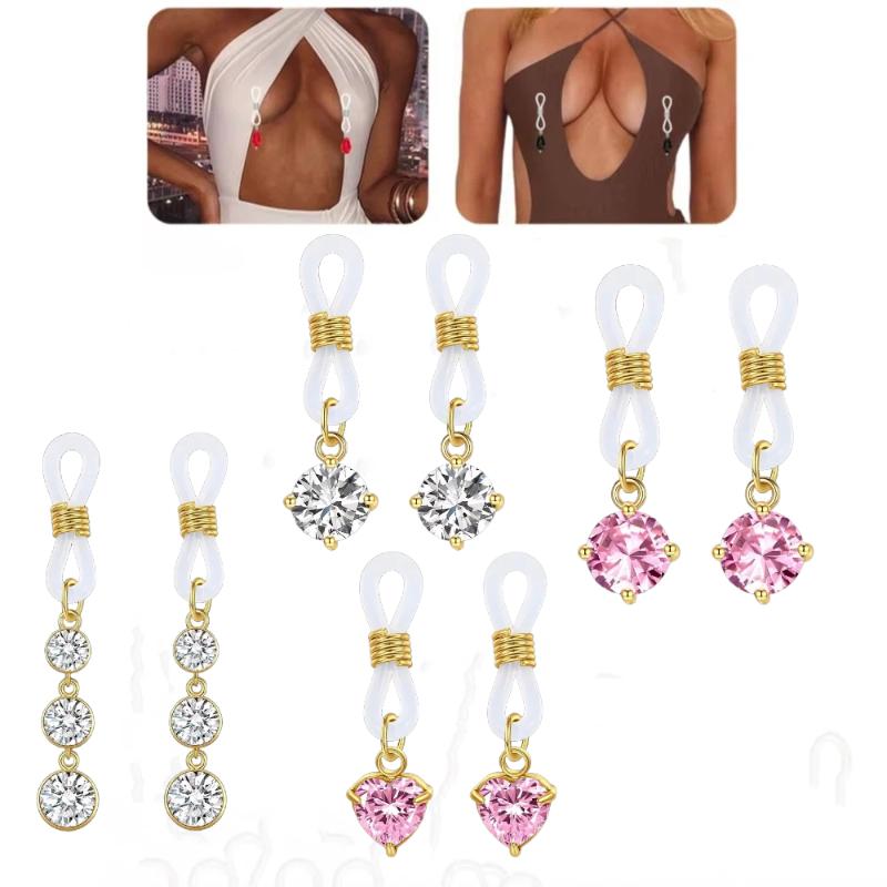 Anéis de mamilo sem necessidad - Body Jewelry Tunnels avaliação e preço
