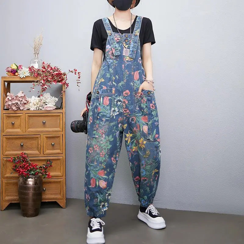 Macacão jeans estampado femini - Body Jewelry Plus avaliação e preço