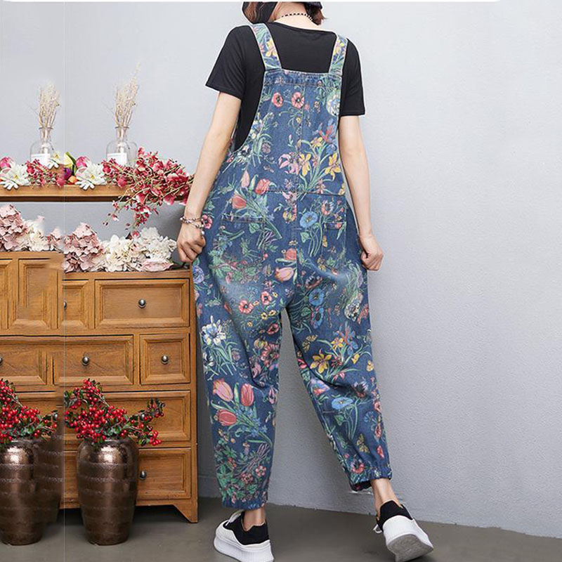 Macacão jeans estampado femini - Body Jewelry Plus avaliação e preço