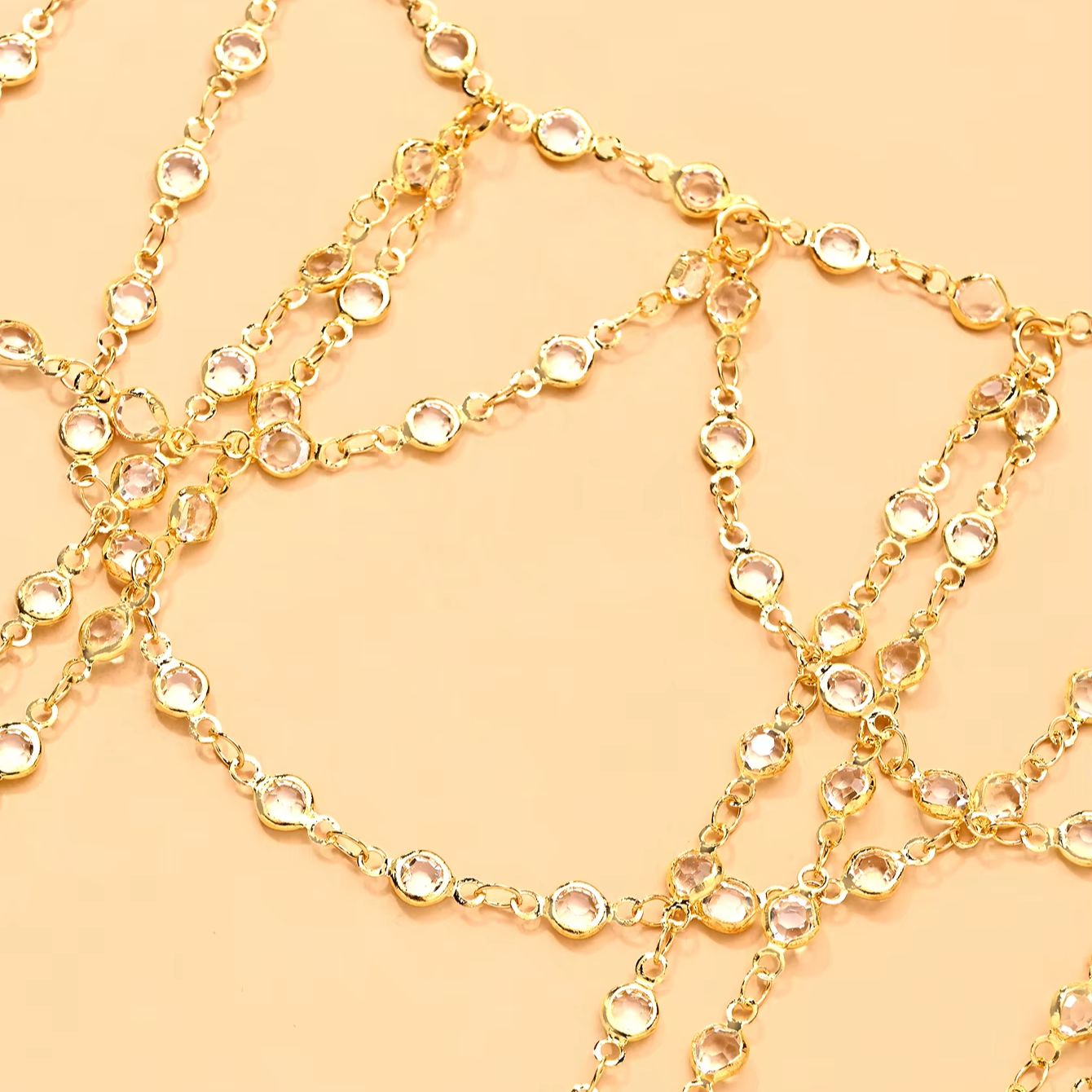 Corrente de Corpo Banhada a Ou - Body Jewelry Gold Plated avaliação e preço