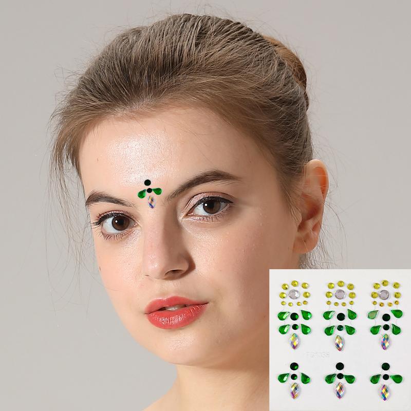 Adesivos de Strass 3D para Olh - Body Jewelry Eyebrow avaliação e preço