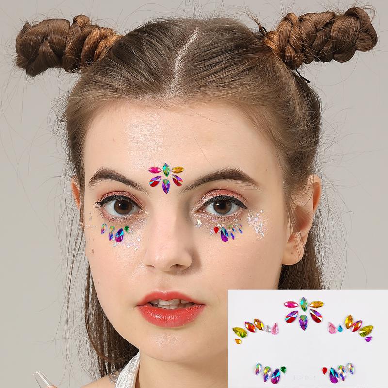 Adesivos de Strass 3D para Olh - Body Jewelry Eyebrow avaliação e preço