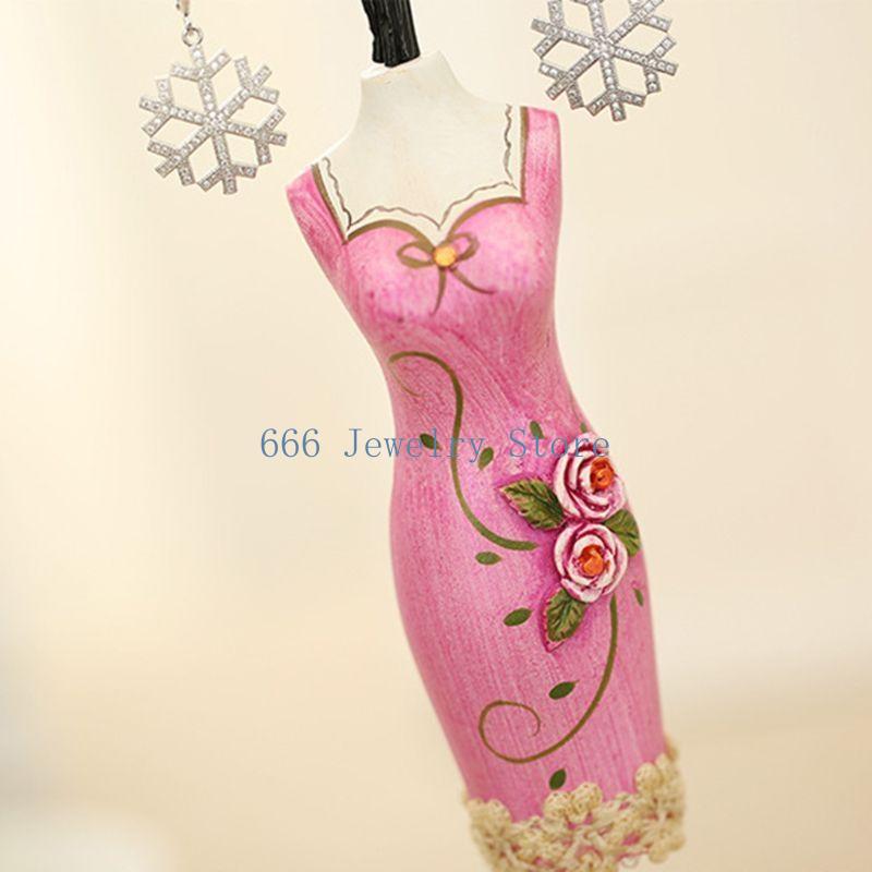 F2td resina brincos colar rack - Body Jewelry Holder avaliação e preço
