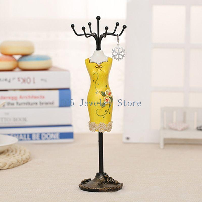 F2td resina brincos colar rack - Body Jewelry Holder avaliação e preço