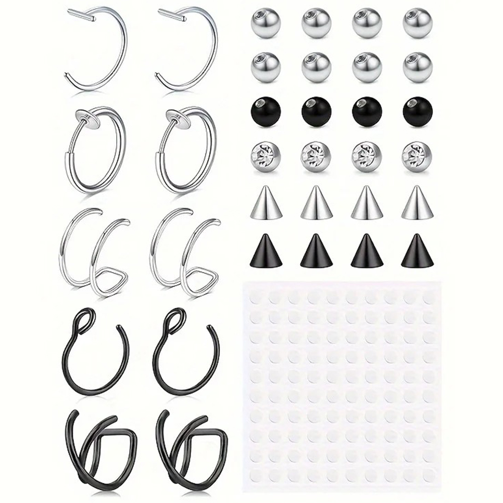 Piercings Falsos, Anel de Lábi - Body Jewelry Hoops avaliação e preço