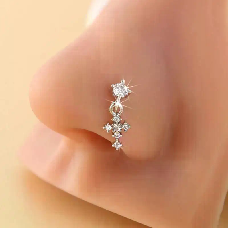 Piercings de nariz pendentes p - Body Jewelry Tunnels avaliação e preço