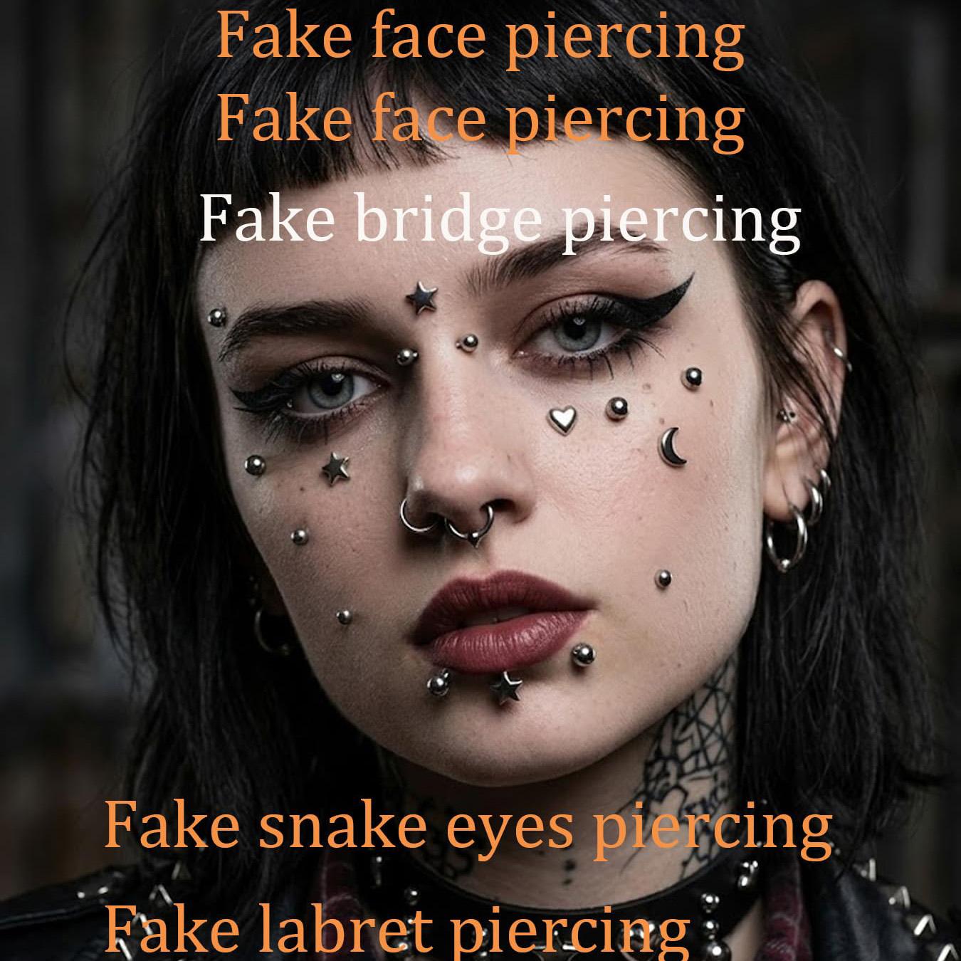 Piercings Falsos Adesivos: Pie - Body Jewelry Hoops avaliação e preço