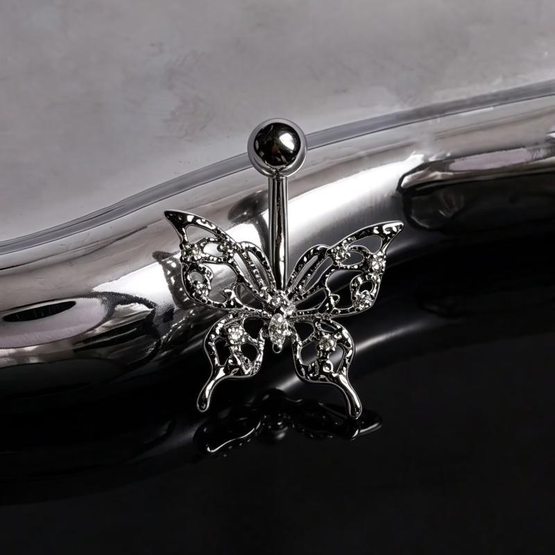 Anel de Umbigo em Aço Inoxidáv - Body Jewelry Tunnels avaliação e preço