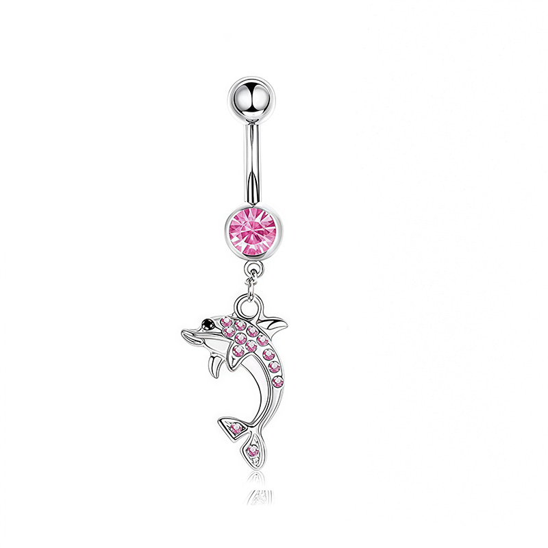 Anéis de umbigo com coroa rosa - Body Jewelry Hoops avaliação e preço