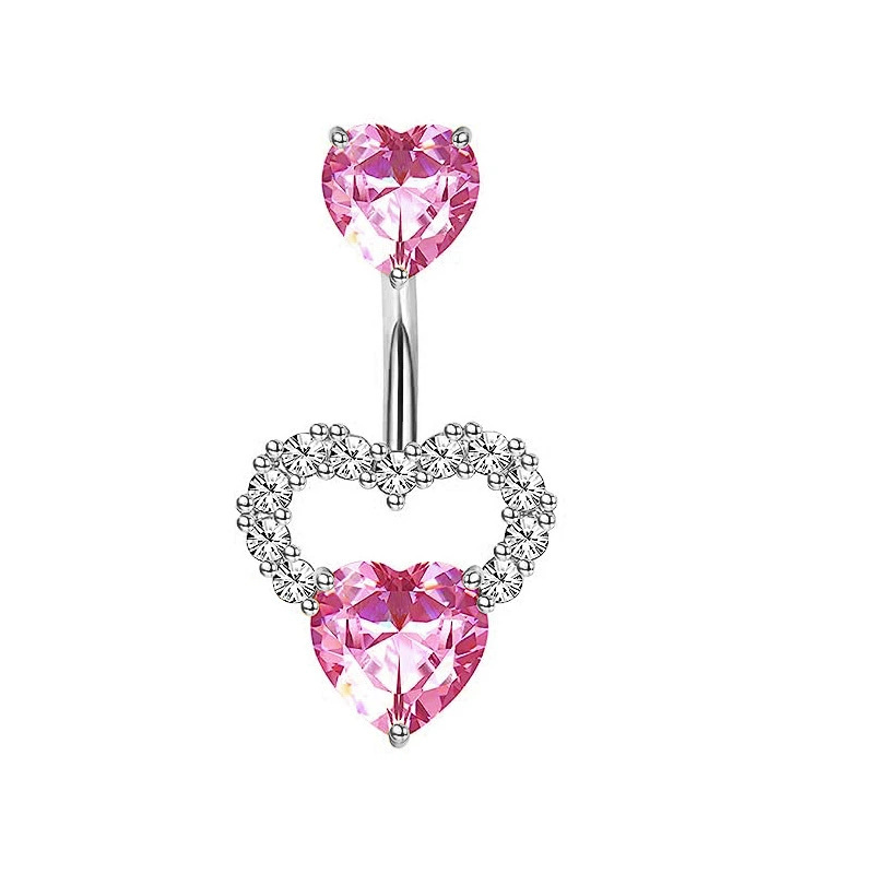 Anéis de umbigo com coroa rosa - Body Jewelry Hoops avaliação e preço