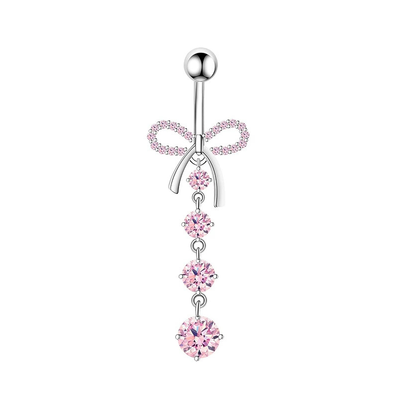 Anéis de umbigo com coroa rosa - Body Jewelry Hoops avaliação e preço