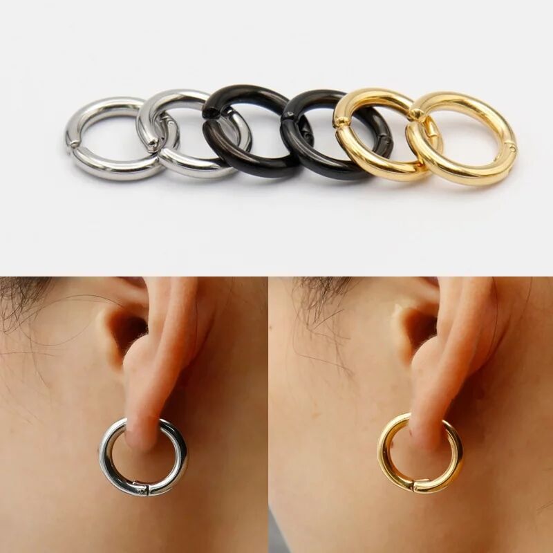 2/6 peças brincos de argola fa - Body Jewelry Tunnels avaliação e preço