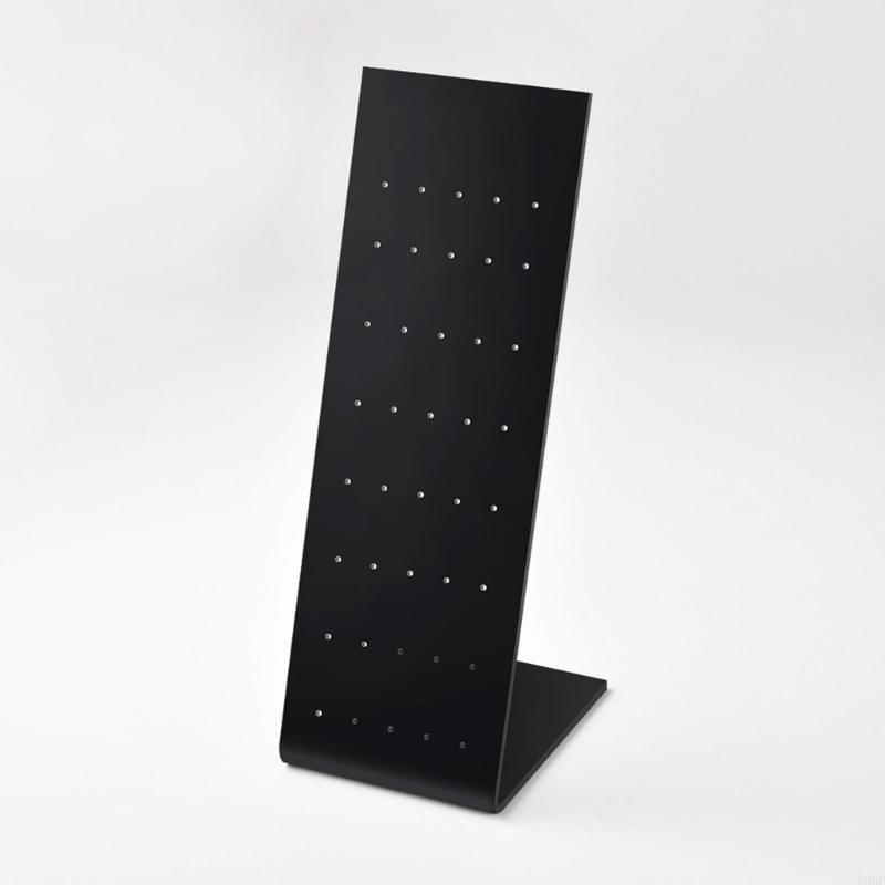 Preto premium l forma acrílico - Body Jewelry Holder avaliação e preço