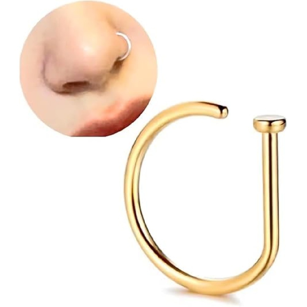 Pacote com 4 Anéis de Nariz Fa - Body Jewelry Hoops avaliação e preço
