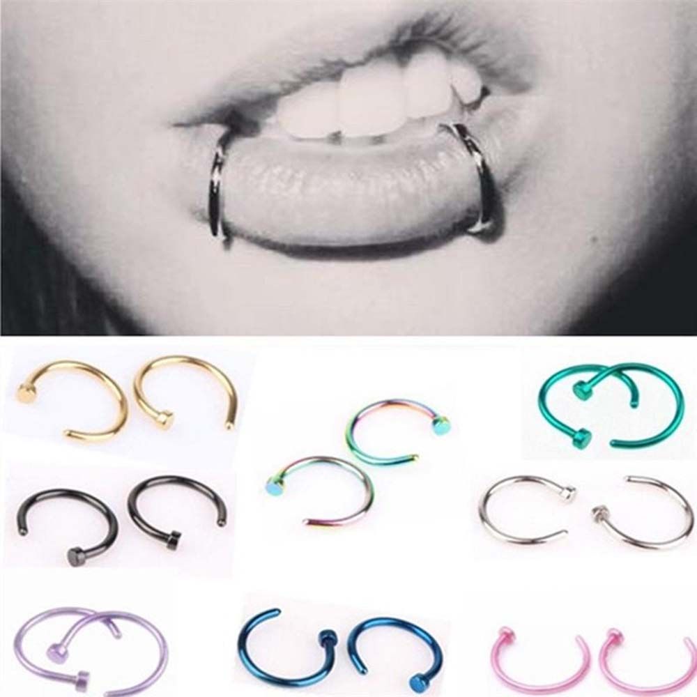 10 peças de brincos finos de a - Body Jewelry Hoops avaliação e preço