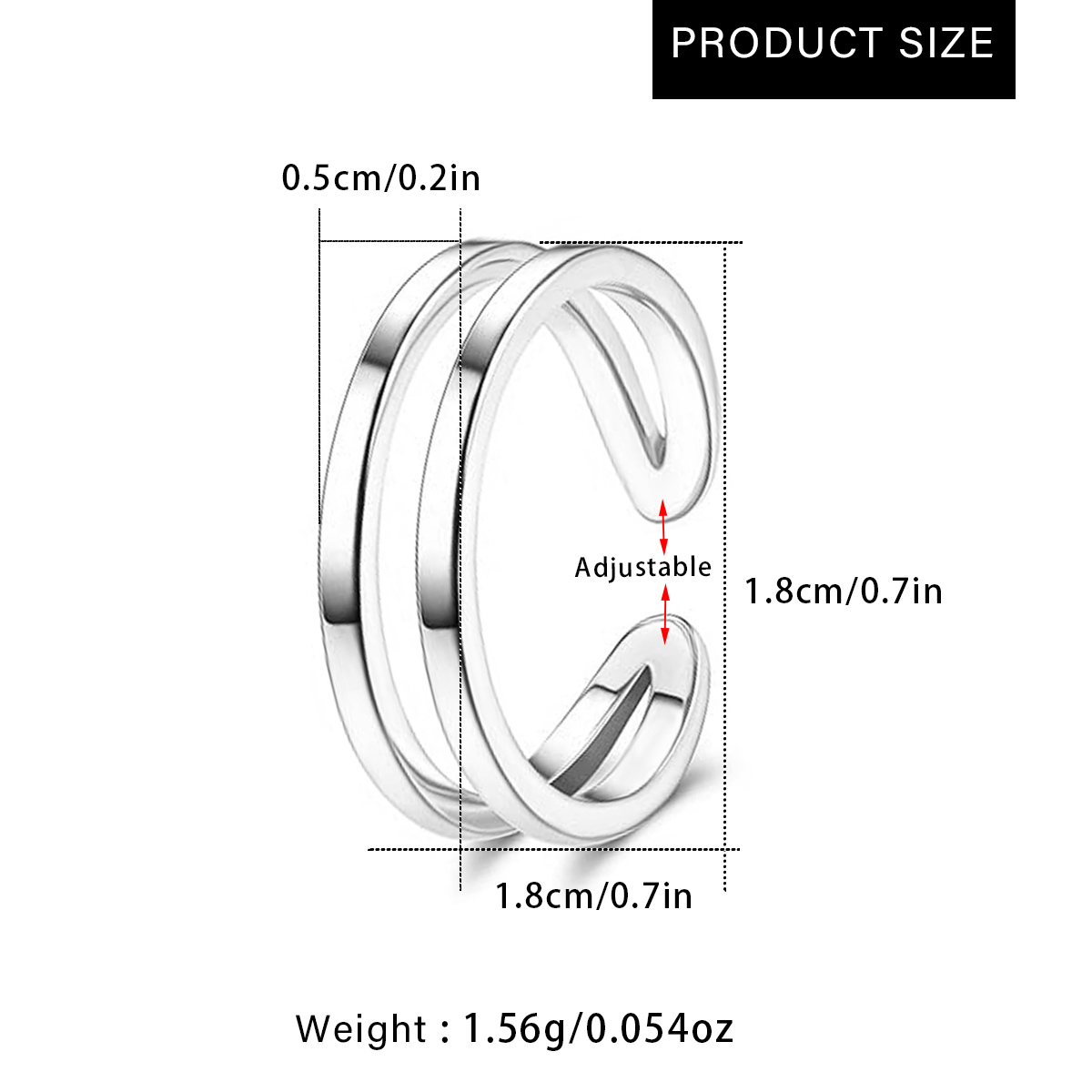 Anel de Dedo Ajustável de Cama - Body Jewelry Hoops avaliação e preço