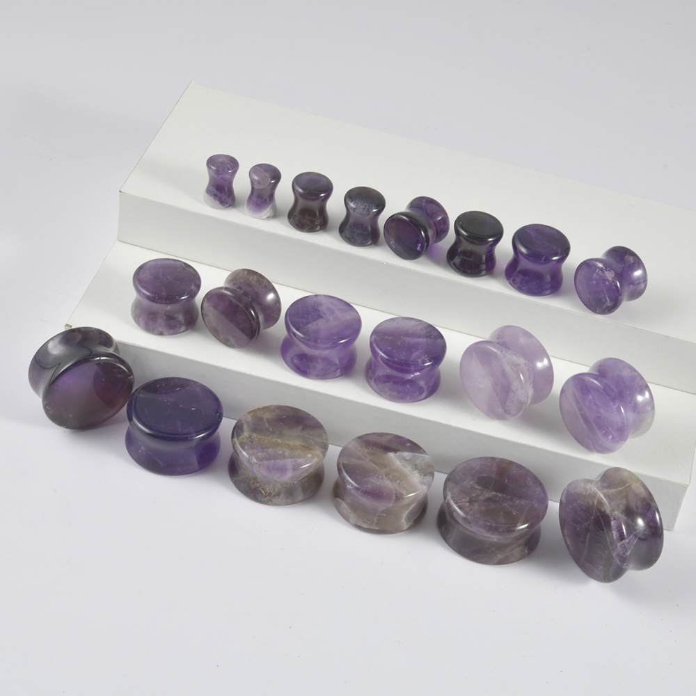 Pedra Natural Duplo Flared Plu - Body Jewelry Tunnels avaliação e preço