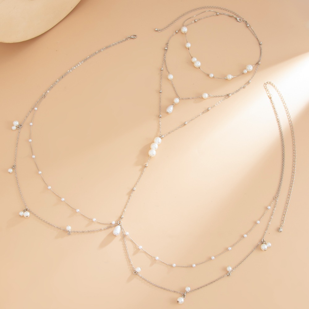 Colar de Pérolas de Imitação M - Body Jewelry Sale avaliação e preço