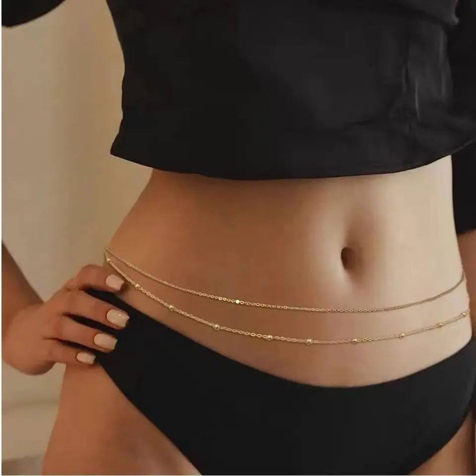 Hiphop camadas duplas corrente - Body Jewelry Sale avaliação e preço