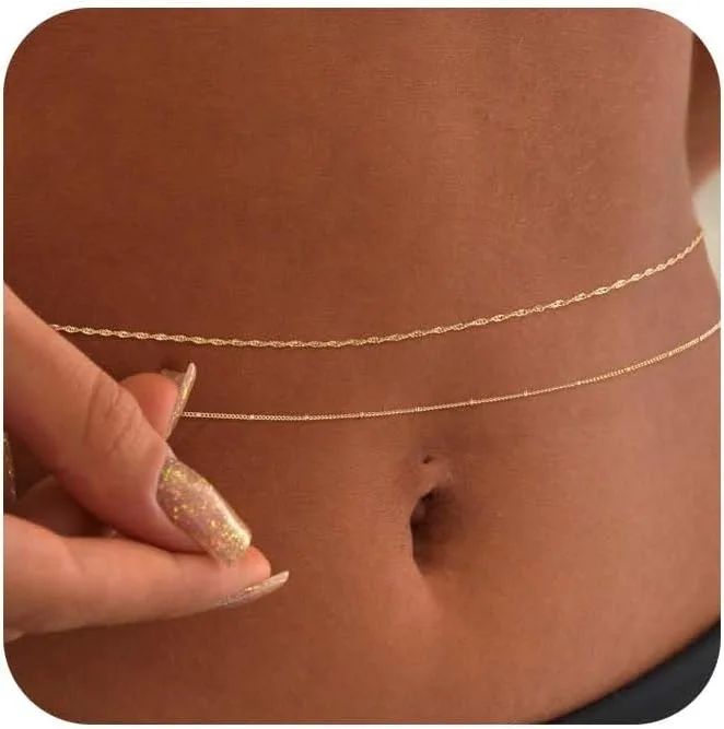 14k banhado a ouro 26-33 Poleg - Body Jewelry Sale avaliação e preço