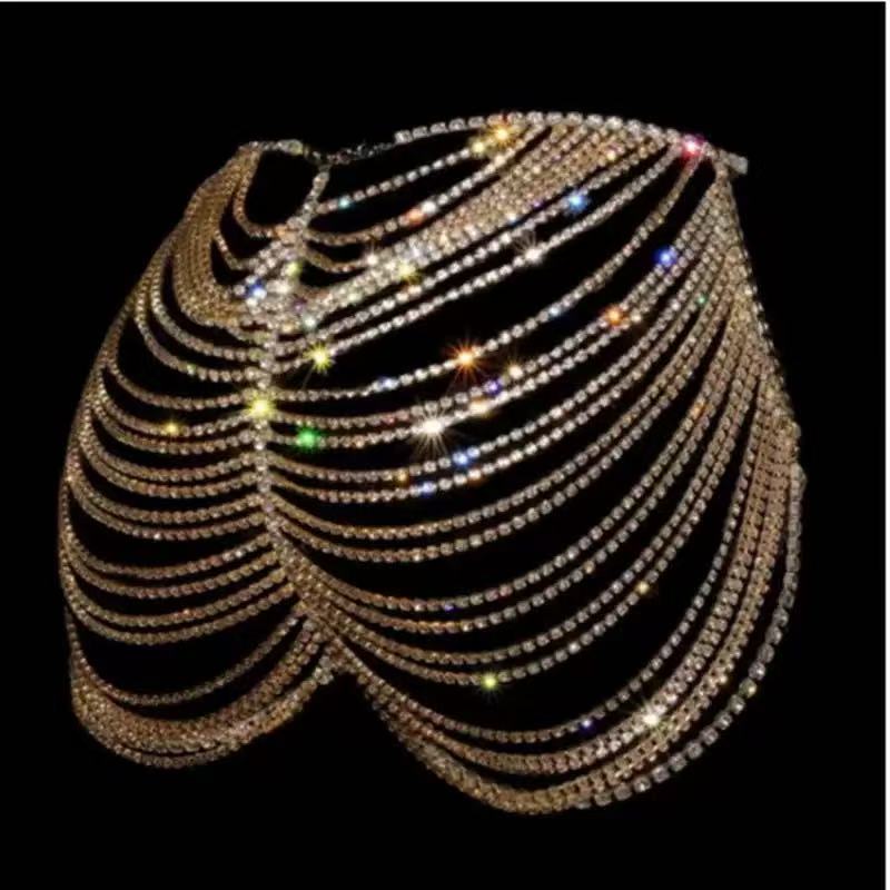 1pcsexy moda strass bunda saia - Body Jewelry Tunnels avaliação e preço