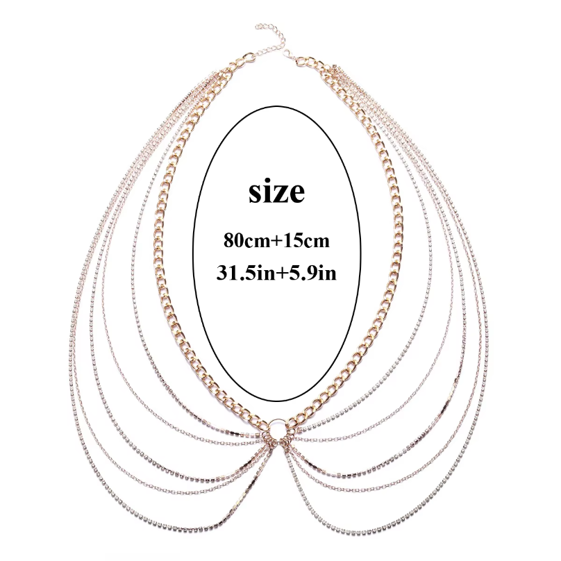 Cinto de Cintura Sexy com Corr - Body Jewelry Trend avaliação e preço